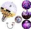 Bola Mágica Seis Colores Diamante Dorado Nightclub E27 Bola Mágica Giratoria de Cristal Luz de Escenario Ktv Bola de Color para Escenario