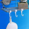 Alambre Desmontable Gancho Pequeño Toalla Bola de Baño Combinación Gancho Individual Marco de Acero Inoxidable Accesorios Especiales Gancho Gancho Pequeño Blanco Gancho