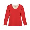 Ropa Interior Térmica para Mujer Ropa Interior Sin Costuras Ropa de Otoño para Mujer con Forro Polar Base Gruesa Ropa de Otoño e Invierno Lana Simple Ropa de Otoño para Mujer