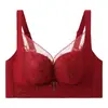 Nuevo modelo otoño e invierno 5525 sujetador para mujer ajustable por el fabricante con parte superior fina y parte inferior gruesa, copa AB, sin aros, soporte lateral para el pecho, sujetador de pestañas
