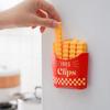 Batatas fritas clipe de vedação, geladeira de cozinha, clipe de vedação magnética, caixa de armazenamento de adsorção, selado à prova de umidade, clipe doméstico pequeno