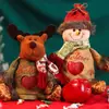 Bolsa de Regalo Navideña Bolsa de Manzana Nochebuena Caja de Regalo de Manzana Bolsa de Regalo de Dulces para Niños Caja de Empaque de Fruta de la Paz