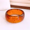 Pulsera Redonda de Resina Estilo Minimalista Europeo y Americano, Única y de Nicho, Sensación de Alta Gama, Joyería Versátil de Moda para el Día a Día al por Mayor