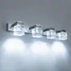Luz LED frontal para espejo de lavabo de baño, tocador minimalista retro japonés, lavabo, lámpara de pared giratoria para iluminación de cuadros