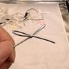 En stock accesorios para el cabello de lazo de cuero PU accesorios para ropa con colgante de corazón hecho a mano DIY decoración de medias caja de regalo