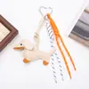 Nuevo Colgante Bolso Perro Dachshund de PU Estilo Miu Oso Erizo Llavero Decoración Accesorios de Cuero de Comercio Exterior Venta al por Mayor