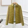 Nova jaqueta canelada de lã para casal outono e inverno, jaqueta esportiva casual masculina para atividades ao ar livre com aquecimento em fleece, feminina leve estilo slim fit