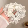 Ligas para el cabello extragrandes estilo perezoso, estilo coreano, cuerdas para el cabello extragrandes, accesorios para el cabello de alta gama para niños, ligas elásticas duraderas para el cabello, flores para el cabello