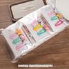 3 Pinza para el Cabello para Niña con Tarjeta Dulce Flor Pinza para el Cabello Pinza BB Sentido Avanzado Goteo de Aceite Nubes Accesorios para el Cabello Pinza para Flequillo Lateral