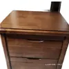 Mesa de cabeceira mini 40 em madeira maciça de nogueira simples moderna novo estilo chinês armário de armazenamento armário de armazenamento de cabeceira de quarto totalmente montado