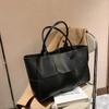 Bolso grande para mujer 2021, nuevo bolso de hombro texturizado de estilo coreano, bolso de mano tejido de gran capacidad, bolso portátil para mujer, venta al por mayor