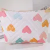 Porta-moedas de Couro Fresco e Fofo, Bolsa para Joias, Bolsa de Armazenamento Portátil com Tema de Amor para Cosméticos, Porta-cartões Mini com Padrão de Amor