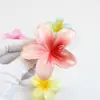 Novedad Pinza de Flor de Huevo Pinza de Pelo de Flor de Colores Retro Europea y Americana Pinza Lateral para Cabello de Mujer Pinza de Tiburón para Media Cabeza