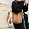 Bolso de mano retro transfronterizo para mujer, bolso de mano moderno con textura, bolso de hombro de gran capacidad, otoño 2023