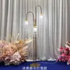 Accesorios para Bodas, Luces para Time-Lapse, Tiras de Hielo de Hierro Forjado, Decoraciones Doradas para Escenario, Decoraciones de Bola de Cristal