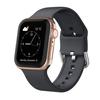 Adecuado para Correa de Silicona Apple Iwatch 6ª Generación Adecuado para Apple Watch SE Hebilla Metálica Correa de Repuesto Color Sólido