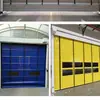 Fabricante de Puertas Enrollables de Apilamiento Rápido al por Mayor Puerta Enrollable Eléctrica de Inducción para Estación de Basura Resistente al Viento Garaje