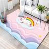 Precio al por mayor, bonita alfombra de dibujos animados para niña, alfombra para sala de estar, dormitorio, mesita de noche, tatami, alfombra para fitness