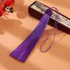 Borla larga 14CM sombrero de piña Hanfu colgante de abanico cadena de sombrero colgante flor de canasta para colgar en el coche borla venta al por mayor