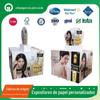 FONTE Fábrica supermercado necessidades diárias papel empilhamento caixa supermercado lanche bebidas expositor rack montagem ondulada empilhamento cabeça personalização