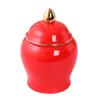 Mini Frasco General Dorado Brillante Dan Ungüento Polvo Botella Caja de Cerámica Almacenamiento de Píldoras Frasco Sellado Mini Frasco General