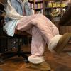 Menos 0 grados cálido a prueba de frío ropa exterior pantalones de plumón de lana de cordero para hombre forrados de polar engrosados invierno noreste extremadamente frío pantalones de algodón