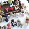 Estilo Floresta Gato Urso Retro Boneca Fofa Bordado Pônei Artesanal Estilo Artístico Enfeites Decorativos Acessórios