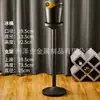 Balde de Champagne de Aço Inoxidável Estilo Europeu com Suporte de Luxo Modelo para Sala de Exposição Joalheria Bar Doméstico KTV Vinho Balde Vertical de Gelo