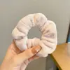Outono e Inverno Pelúcia Orelha de Gato Elástico de Cabelo Grande Intestino Corda de Cabelo Fofa para Mulheres 2025 Novo Estilo ins Doce Corda de Cabelo Elástico Acessórios de Cabelo