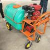 Máquina fumigadora automática de empuje manual a gasolina de alta potencia y alta presión para campos de cultivo y huertos, máquina fumigadora de gran capacidad de 300L