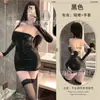 Lingerie Sexy, Fantasia de Bruxa para Jogo de Motocicleta com Costas Nuas Quente, Role Play de Tentação Sexy em Couro Patente, Dropshipping
