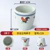 Melamina antiguo nostálgico gallo hot pot juego de vajilla mesa juego de cuatro piezas tazón palillos cuchara taza plato de hueso comercial creativo