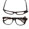 Moldura Vazia Antiga Estampa de Leopardo Decoração Orelhas de Gato Óculos Kitty Cat Decoração Fofa Pura Moda Transfronteiriça Óculos