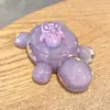 Tortuga adorno de escritorio grande para cortar fruta personalizada, juguete rompecabezas líquido con aceite, lindo y alivia el estrés