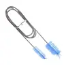 Cepillo de resorte para limpieza de manguera de filtro de acuario externo / entrada y salida de doble cabeza 155 cm adecuado para filtros de acuario