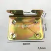 Gancho de Cama Espessado Inserção de Cama Fivela de Cama Dobradiça de Cama Invisível Peça de Suspensão de Cama Acessórios de Ferragens de Conexão de Cama Pesada