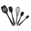 Espátula de silicona para hornear, juego de 5 piezas, espátula de silicona de grado alimenticio, cepillo de aceite, cepillo de silicona resistente a altas temperaturas para barbacoa, raspador, personalización