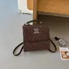 Mochila con estampado floral único, mochila ligera para viajes y para el día a día para mujeres, nueva moda otoño 2026 bolsa para estudiante universitario