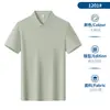 Roupa de Trabalho Lisa Personalizada, Traje de Negócios, Camiseta Fina de Verão de Lapela de Alta Qualidade, Venda Direta da Fábrica, Manga Curta 100% Algodão Masculino
