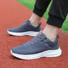 Tênis Fujian de Colagem a Frio Calçados Masculinos Primavera Novo Malha Respirável Leve Casual Calçados de Viagem Tênis de Corrida Preto