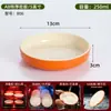 Lanches Shaxian Arroz Plano com Carne Branca e Laranja Duas Cores Louças de Melamina Tigela de Arroz Prato para Saltear Macarrão Misto Comida Cozida Lenta Tigela de Macarrão Tigela de Sopa Anti-Queda