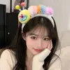 Novas tiaras infantis estilo coreano 2026, tiaras de desenho animado versáteis, acessórios de cabelo fofos e doces, tiaras de pelúcia para meninas