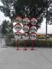 Espejo Fotográfico de Celebridad de Internet, Espejo Reflectante Cóncavo-Convexo, Decoración para Actividades al Aire Libre, Espejo de Gran Ángulo, Toma de Fotos en Atracciones Turísticas, Espejo Rosa Divertido
