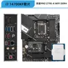 Core i7 14700KF 14700K Caja Dispersa Microstar B760 Mortar Asus Z790 Placa Base Traje CPU