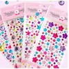 Pegatinas Hechas a Mano para Niños, Pegatinas de Diamantes, Pegatinas Brillantes de Diamantes, Pegatinas de Acrílico de Cristal, Pegatinas Educativas, Pegatinas de Corazón, Estéreo
