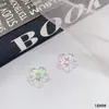 Cor Mágica Sereia Ji Cor Transparente Coração Amoroso Patch Redondo Acessórios DIY Headwear Caseiro Capa de Celular Brincos Material