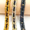 Lujo Ligero Resistente Terciopelo con Lentejuelas Tejido Cadena Metálica Cadena Decorativa para Ropa y Bolsos Accesorios DIY Cadena Venta al por Mayor