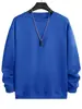 Sudadera de Color Caramelo, Corte Holgado, Color Sólido, Adecuada para Primavera, Otoño e Invierno, Unisex, Felpa Larga y Gruesa, Top Multifuncional, Camiseta Deportiva