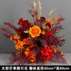 Nueva Pared de Flores para Boda Decoración de Pasarela Flores de Borde de Carretera Flores de Suelo Decoración de Escenario de Boda Flores Artificiales Fondo Simulación Floristería