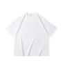 260 Xorona Camiseta de Verão de Manga Curta com Gola Redonda Larga Pesada Marca de Moda Roupas de Trabalho Camiseta Logotipo Estampado Personalizado